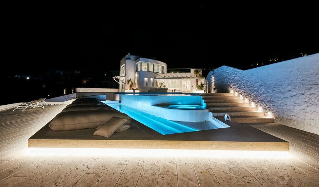 Mykonos Villa Casa Prinsessa By Night